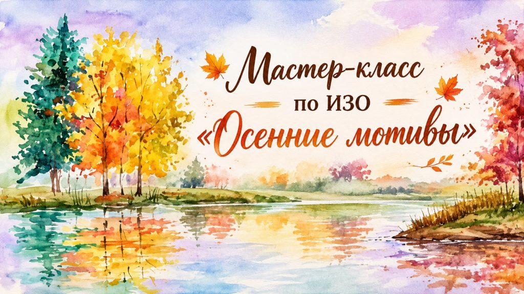 Мастер-класс по ИЗО «Осенние мотивы»